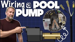 How to Wire the Motor on a Swimming Pool Pump  Quick and Easy [upl. by Ybrik]