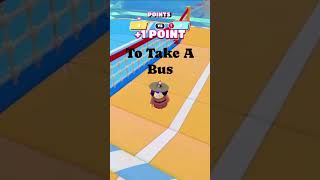 Epic Bus Driver Fail 🤣🤣 h1t1 fallguys meme lol [upl. by Esilegna]