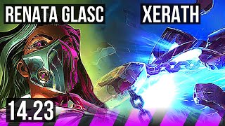 RENATA GLASC amp Zeri vs XERATH amp Jhin SUP  KR Master  1423 [upl. by Ayhtak]