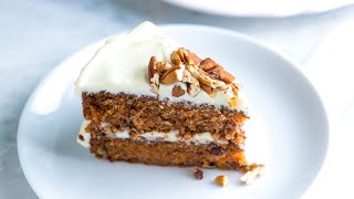 Easy Moist Carrot Cake Recipe [upl. by Kingsbury771]