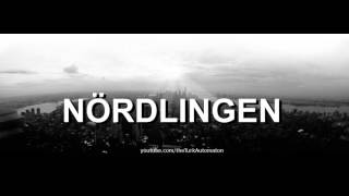 How to pronounce Nördlingen in German [upl. by Llehcram76]