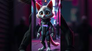 Dad Cat Saved his son from Robo Rats 🙀 short viralcat [upl. by Krishna]