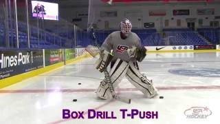 Goaltender Drill of the Month Box Movement Drill [upl. by Franz]