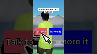 EBoys on Roblox in a nutshell [upl. by Airrotal]