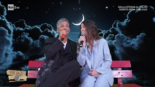 Fiorello e la figlia Angelica cantano quotLa prima cosa bellaquot  Viva Rai2 19032024 [upl. by Kcirtap]