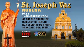 St Joseph Vaz Novena Day 8  On 14th January 2024 at 915am IST  Sancoale Goa [upl. by Sivia]