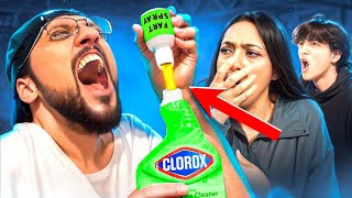 Fart Spray in Moms Cleaning Product PRANK [upl. by Chariot]