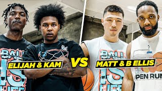 He Caught FIRE Kam amp Elijah vs B Ellis amp Matt Lee 2v2 [upl. by Nniuqal]