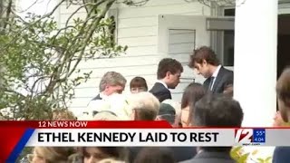 Ethel Kennedy laid to rest on Cape Cod [upl. by Atekihs]