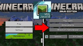 VDX JAVA UI 112 convierte tu minecraft pe en minecraft java edition [upl. by Laine]