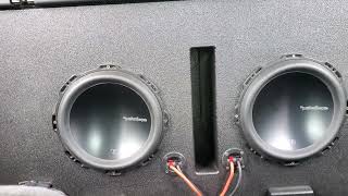 Rockford Fosgate TO 12ves Hitting [upl. by Gaskill]