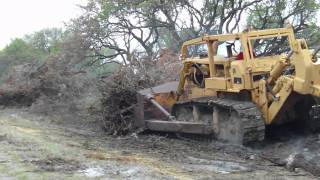 BIG D9G Bulldozer Working [upl. by Dnomaid]