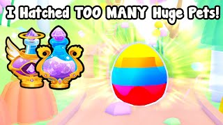 I Used So Many Jelly God Potions And Hatched Too Many Huge Pets In Pets Go [upl. by Alejandrina]