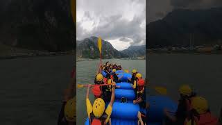 two rafts collided with each other rafting gurez valley kashmir [upl. by Ettedualc787]