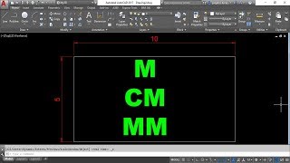Unidades de Medida no AutoCAD  Dica Rápida 0410 [upl. by Ahsiken204]