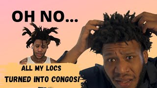 5 Month Freeform Dreads Journey  Dealing with CongoLocs [upl. by Dennett]