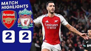 Arsenal vs Liverpool 22 HIGHLIGHTS  Saka goal Merino goal vs Liverpool Salah Goal vs Arsenal [upl. by Weasner953]