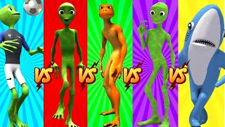 DANCE CHALLENGE DAME TU COSITA vs Patila vs El Taiger Me Kemaste vs shark Alien Green [upl. by Obadias]