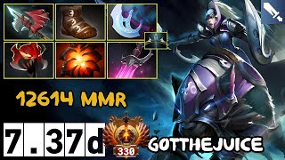 Pos 1 Luna  12614 MMR  gotthejuice  737d  Immortal Dota [upl. by Zack]