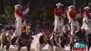 Painted Ladies Rodeo Performers at the 2007 Rose Parade [upl. by Seniag]