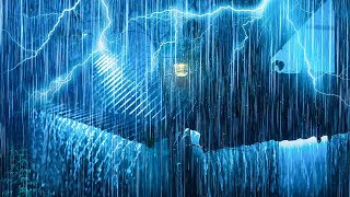 Maximum Relaxation to Sleep Soundly with Heavy Rain amp Massive Thunder on Tin Roof at Rainstorm Night [upl. by Latreece]