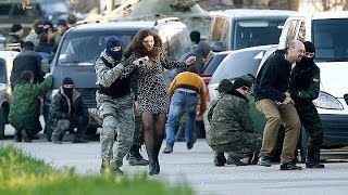 Russian forces storm Ukraines Crimea bases [upl. by Prince]