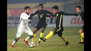 Saudi Arabia 01 Malaysia AFC U23 Championship 2018 Group Stage [upl. by Arbua]