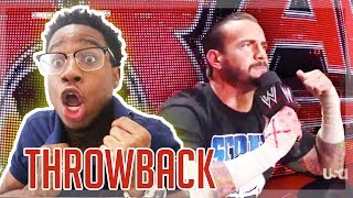 CM PUNK PIPEBOMB WWE THROWBACK  REACTION [upl. by Bowen]