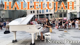 Hallelujah Piano Cover  Street Piano  YUKI PIANO [upl. by Aaren]