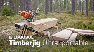 Big Mill System  Timberjig  Handheld sawmill  LOGOSOL [upl. by Aran176]