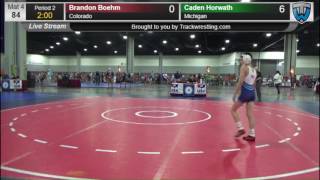 703 Schoolboy 84 Brandon Boehm Colorado vs Caden Horwath Michigan 8568904104 [upl. by Imyaj]