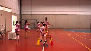 Entrenamiento Voleibol Infantil Fem [upl. by Belda]