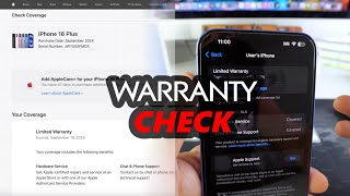 HOW TO Check Warranty Status of your Apple iPhone 16 [upl. by Sedinoel195]