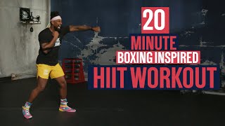 20Minute Cardio Boxing HIIT Get in Shape at Home [upl. by Annahpos]