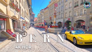 Switzerland BERN 🇨🇭 Stroll in impressive City Centre 4K HDR Bern is Outstanding Universal Value [upl. by Lail]