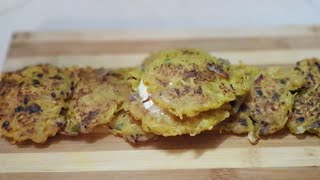 Potato Pancake Recipe Cheese Aloo Cheela Recipe  Daddys Kitchen [upl. by Donadee]