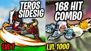 Level 1  1000 Brawlhalla Combos [upl. by Lareneg]