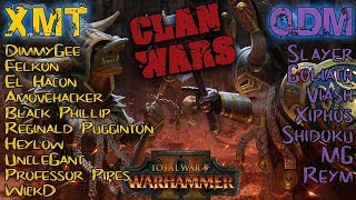 CLAN XMT vs CLAN ODM  CLASSIC CLAN WAR  Total War Warhammer 2  Competitive Showdown [upl. by Parrnell818]