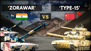 Comparative Analysis Indias Zorawar vs Chinas Type 15 Light Tanks [upl. by Lienet]