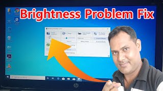 Brightness not working fix  How To Fix Brightness Problem In Windows 10  Hp Laptop Brightness [upl. by Seamus]