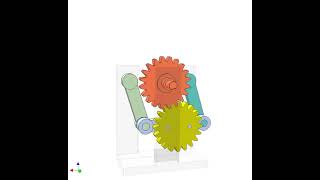 Reductor With Gears Of Equal Number Of Teeth 1 [upl. by Atirb898]