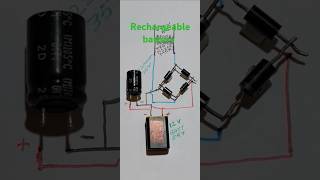 Rechargeable battery 🔋12volt 75Acircuit diagram electronic shortsfeed [upl. by Icul]