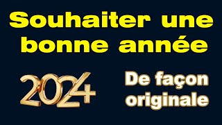 Réveillon du nouvel an  Comment souhaiter bonne année de façon originale [upl. by Aliakam]