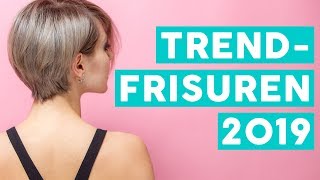 Trendfrisuren 2019 für alle Haarlängen [upl. by Anwahsiek]