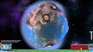 Destroying a Planet in Spore Planet Buster Bomb in HD [upl. by Nylle]