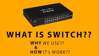 What is Switch  Network Device  How Switch Works  Why We Use Switch  By Why amp How [upl. by Yelrebmyk]