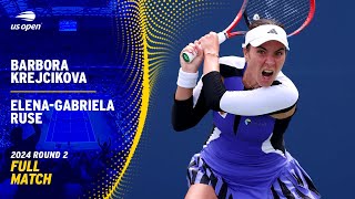 Barbora Krejcikova vs Elena Gabriela Ruse Full Match  2024 US Open Round 2 [upl. by Simon]