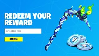 REDEEM THE FREE PICKAXE CODE in Fortnite How To Get Minty Pickaxe [upl. by Anale]