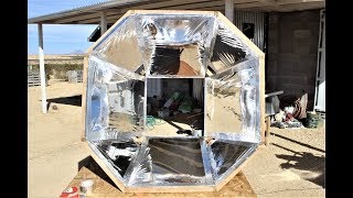 new mylar for the solar oven reflector [upl. by Nibur]