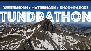 Wetterhorn Peak to Matterhorn Ridge  Uncompahgre Peak TUNDRATHON [upl. by Ytnom]